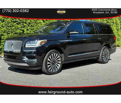 2019 Lincoln Navigator L for sale is a Black 2019 Lincoln Navigator L Car for Sale in Woodstock GA