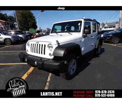 2016UsedJeepUsedWrangler UnlimitedUsed4WD 4dr is a White 2016 Jeep Wrangler Unlimited Car for Sale in Leominster MA