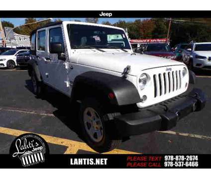 2016UsedJeepUsedWrangler UnlimitedUsed4WD 4dr is a White 2016 Jeep Wrangler Unlimited Car for Sale in Leominster MA