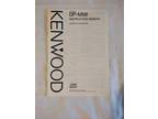 Kenwood DP M98 Multi-Disc CD Player-One Owner-Owners Manual