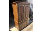 Matching Queen Bedframe/Armoire - Beautiful Solid Wood