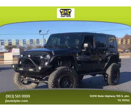 2017 Jeep Wrangler Unlimited for sale is a Black 2017 Jeep Wrangler Unlimited Car for Sale in Tyler TX