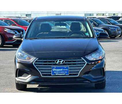2019 Hyundai Accent SE is a Black 2019 Hyundai Accent SE Sedan in Eugene OR