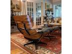 Herman Miller Eames Rosewood Lounge Chair And Ottoman Circa 1984-1999
