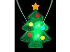 LED Christmas Tree Necklace