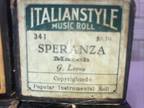 Italian Style Music Roll LOT Of 5 Vintage Piano Sheet-Pennino-Senza Mamma