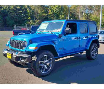 2024NewJeepNewWrangler 4xeNew4x4 is a Blue 2024 Jeep Wrangler Car for Sale in Westfield MA
