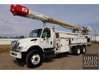 2003 International 7400 DT530 105FT Boom Lift Crane Truck Commercial Se.