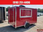 2023 Cargo Craft EF-7121 Concession Trailer Red with Blackout
