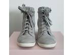JustFab Grey Sneakers Size 9