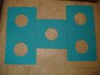 Color Record Sleeves ~ Blue* 45 Rpm !