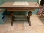 antique oak kitchen table set