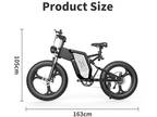 DEEPOWER Electric Bicycle 48V 30Ah MTB Ebike Fat Tire Shimano 7 Speed Adult Gift