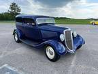1934 Ford Sedan Blue Custom