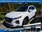 2019 Hyundai Santa Fe White, 107K miles