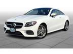 2018Used Mercedes-Benz Used E-Class Used4MATIC Coupe