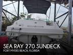 2002 Sea Ray 270 Sundeck Boat for Sale