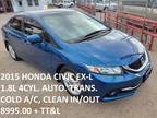 2015 Honda Civic Sedan 4dr CVT EX-L