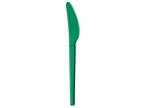 Heavy Weight 6 1/2" Green CPLA Plastic Knife - 50/Pack