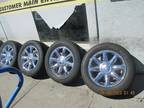 Set of Used Wheels and Tires P 275/55r20 Mesa a/T Gmc Original Rims