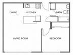 Clay Park Tower Apartments - 1 Bed, 1 Bath B