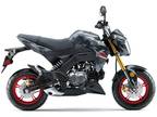 New 2024 Kawasaki Z125 PRO Cypher Camo Gray Matte/Metallic Matte Carbon Gray