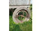 Rare wooden wagon wheel - make me an offer