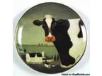 Franklin Mint Cow Country Plate