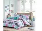 X Fullqueen Reversible Comforter Set Pink Teal Purple Bedding