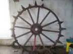 John Deere Steel Tractor Wheel w Old iron lugs (Plymouth IN