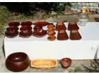 Rare Exotic Wood Bowls Taverneau Avodire Cobobola Teak Mahogany