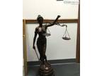 Bronze Lady of Justice Statue