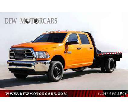 2014 Ram 3500 Crew Cab &amp; Chassis for sale is a Orange 2014 RAM 3500 Model Car for Sale in Grand Prairie TX