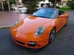 2008 Porsche 911 Orange 997 Turbo Convertible