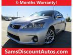2012 Lexus CT 200h FWD 4dr Hybrid w/Leather Sunroof ONE OWNER! LOW MILEAGE!