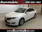 2014 Lincoln MKZ Hybrid Hybrid Repairable Hail Damage