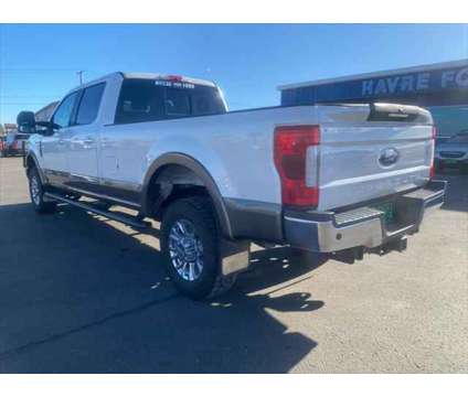 2019 Ford F-350 LARIAT is a Silver, White 2019 Ford F-350 Lariat Truck in Havre MT