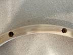 14” Maple 10 Hole Wood Batter Snare Drum Hoop Repaired New Go For $60.00 And