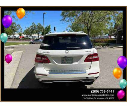 2012 Mercedes-Benz M-Class for sale is a White 2012 Mercedes-Benz M Class Car for Sale in Manteca CA