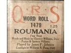 QRS 1479 Roumania - Played by James P. Johnson - original blues piano roll