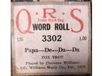 QRS 3302 - Papa De Da Da - Played by composer Clarence Williams blues piano roll