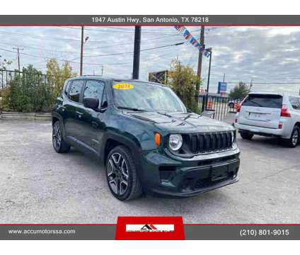 2021 Jeep Renegade for sale is a Green 2021 Jeep Renegade Car for Sale in San Antonio TX
