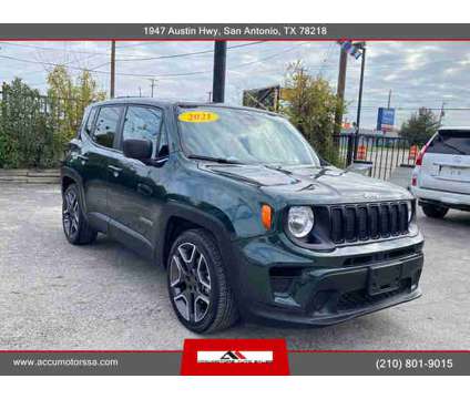 2021 Jeep Renegade for sale is a Green 2021 Jeep Renegade Car for Sale in San Antonio TX