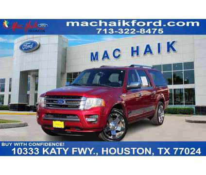 2017 Ford Expedition EL King Ranch is a Red 2017 Ford Expedition EL King Ranch Car for Sale in Houston TX