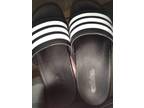 Black Adidas slides size 8 $20