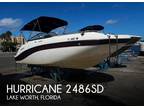 Hurricane 2486sd Deck Boats 2019