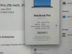 MACBOOK PRO 16 2021 M1 PRO 16GB 512GB Apple care Enterprise (Please Read)
