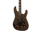 Jackson X Series Soloist SL3X DX Crackle Electric Guitar Yellow Crackle