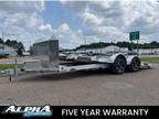2024 Aluma 8218LP-Tilt 18' Aluminum Low Pro Tilt Car Hauler Trailer
