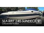 2003 Sea Ray 240 Sundeck Boat for Sale